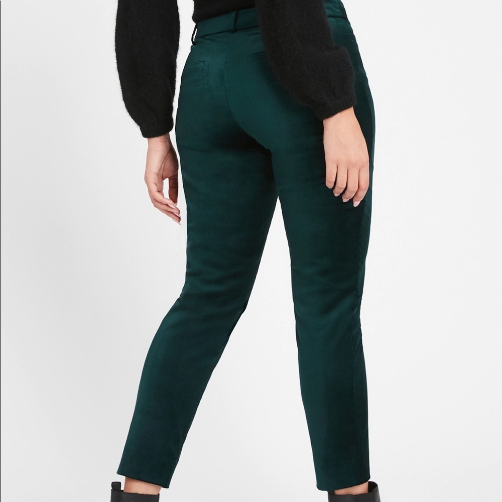 Ann Taylor Loft Marissa Skinny Velvet Dress Pant Size 2